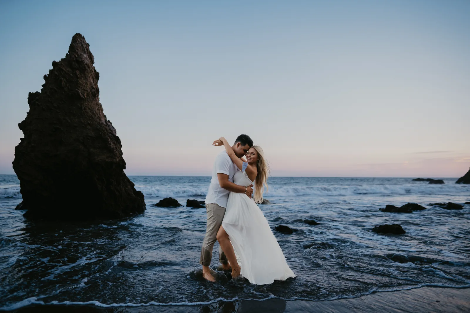 Candid wedding moment